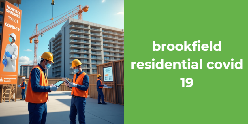 brookfield residential covid 19