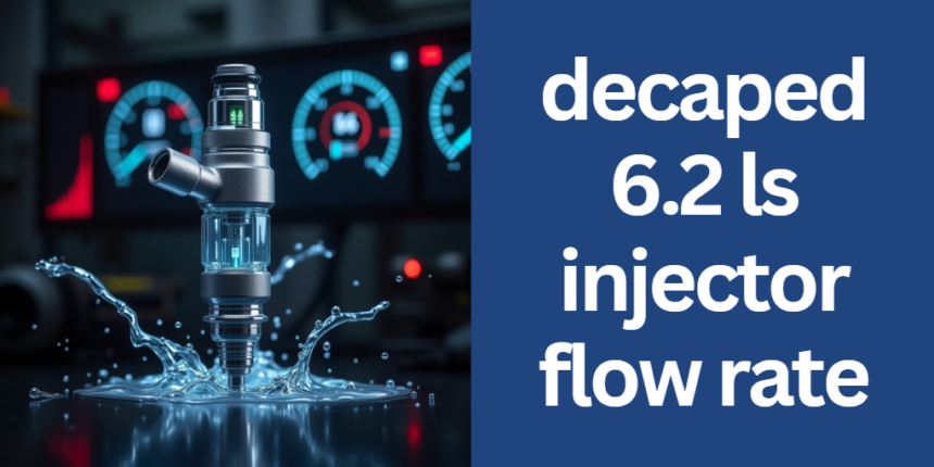 decaped 6.2 ls injector flow rate