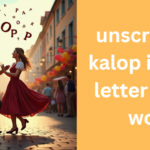 unscramble kalop into a 5 letter dance word